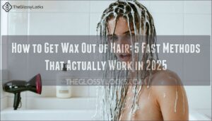 how to get wax out of hair