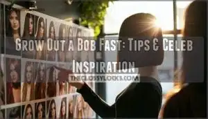 how to grow out a bob fast