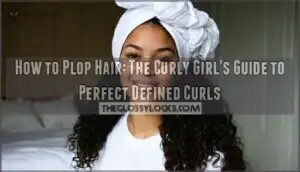 how to plop hair