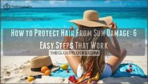how to protect hair from sun damage