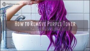 how to remove purple toner