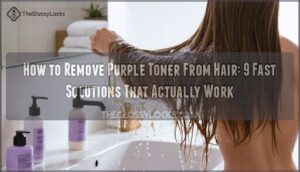 how to remove purple toner from hair
