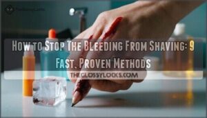 how to stop the bleeding from shaving