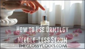 how to use drmtlgy needle-less serum
