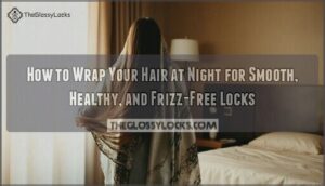 how to wrap your hair at night