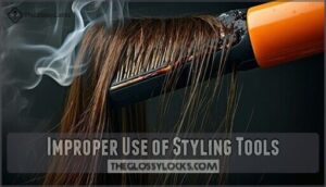 improper use of styling tools
