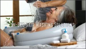 in-bed hair washing solutions