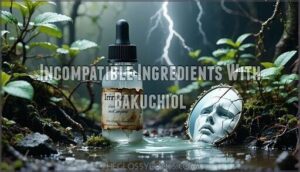 incompatible ingredients with bakuchiol