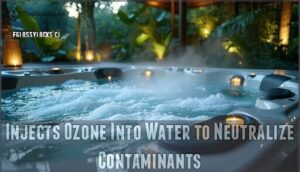 injects ozone into water to neutralize contaminants