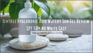 isntree hyaluronic acid watery sun gel review