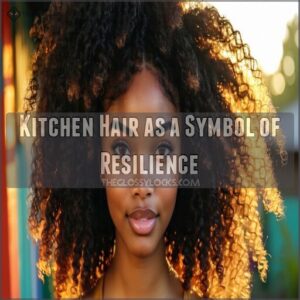 kitchen hair as a symbol of resilience