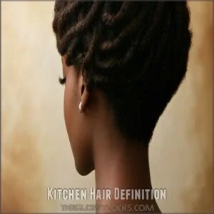 kitchen hair definition