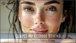 leaves no residue behind