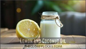 lemon and coconut oil