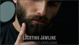 locating jawline