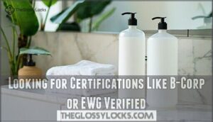 looking for certifications like b-corp or ewg verified looking for certifications like b-corp or ewg verified