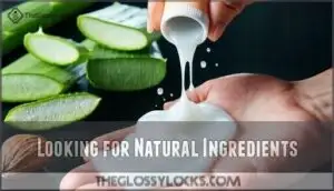 looking for natural ingredients