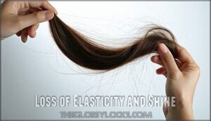 loss of elasticity and shine