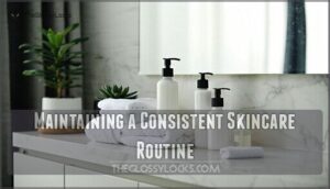 maintaining a consistent skincare routine