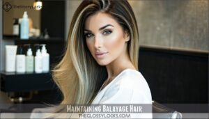 maintaining balayage hair