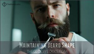 maintaining beard shape