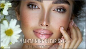 maintaining clear skin