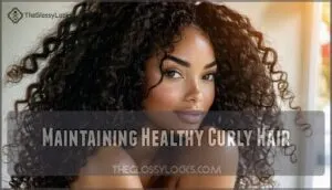 maintaining healthy curly hair