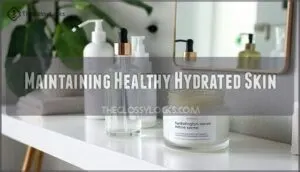 maintaining healthy hydrated skin