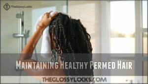 maintaining healthy permed hair
