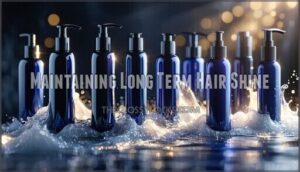 maintaining long term hair shine