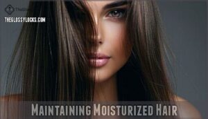 maintaining moisturized hair