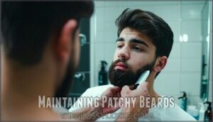 maintaining patchy beards