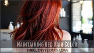 maintaining red hair color