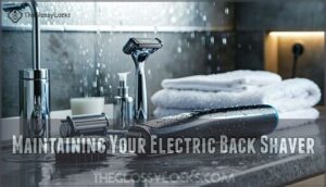 maintaining your electric back shaver