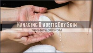managing diabetic dry skin