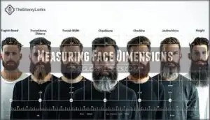 measuring face dimensions
