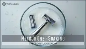 method one - soaking