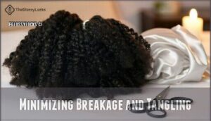 minimizing breakage and tangling