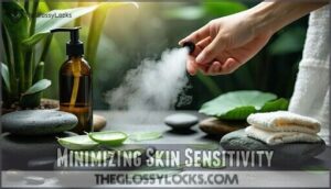 minimizing skin sensitivity