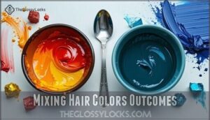 mixing hair colors outcomes