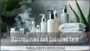 moisturizing and soothing skin