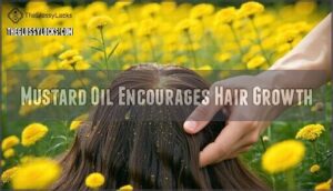 mustard oil encourages hair growth