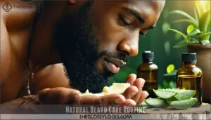 natural beard care routine