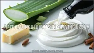 natural ingredients in shaving cream