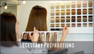 necessary preparations