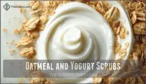 oatmeal and yogurt scrubs