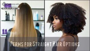 perms for straight hair options
