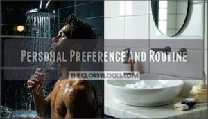 personal preference and routine