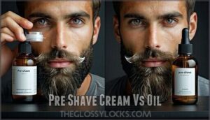 pre shave cream vs oil