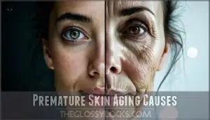 premature skin aging causes